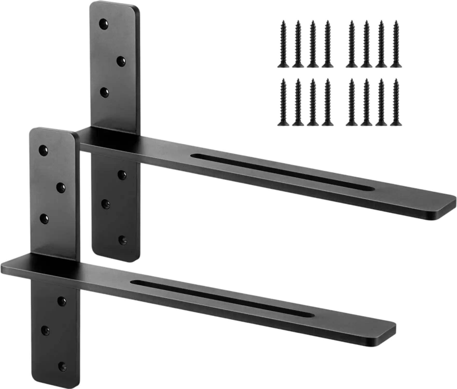 Vevor Shelf Brackets Heavy Duty Floating T Shelf Brackets 18