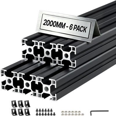 Vevor Aluminum Extrusion Linear Rail 6-Pc 78.74