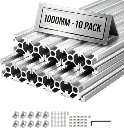 Vevor Aluminum Extrusion Linear Rail 10-Piece 39.37