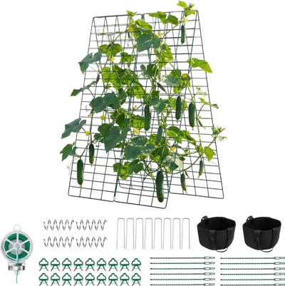 Vevor Cucumber Trellis A-Frame Garden Trellis 4-Pack 46