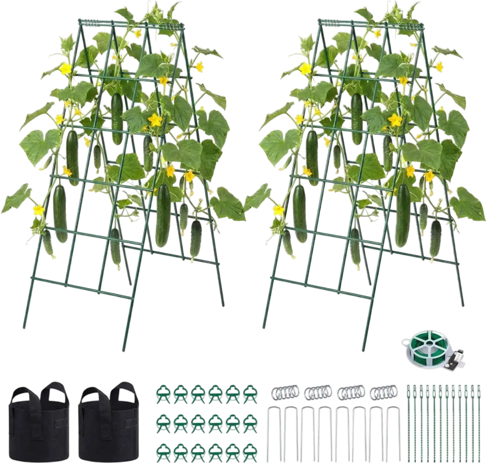 Vevor Cucumber Trellis A-Frame Garden Trellises 4-Pack 46.06