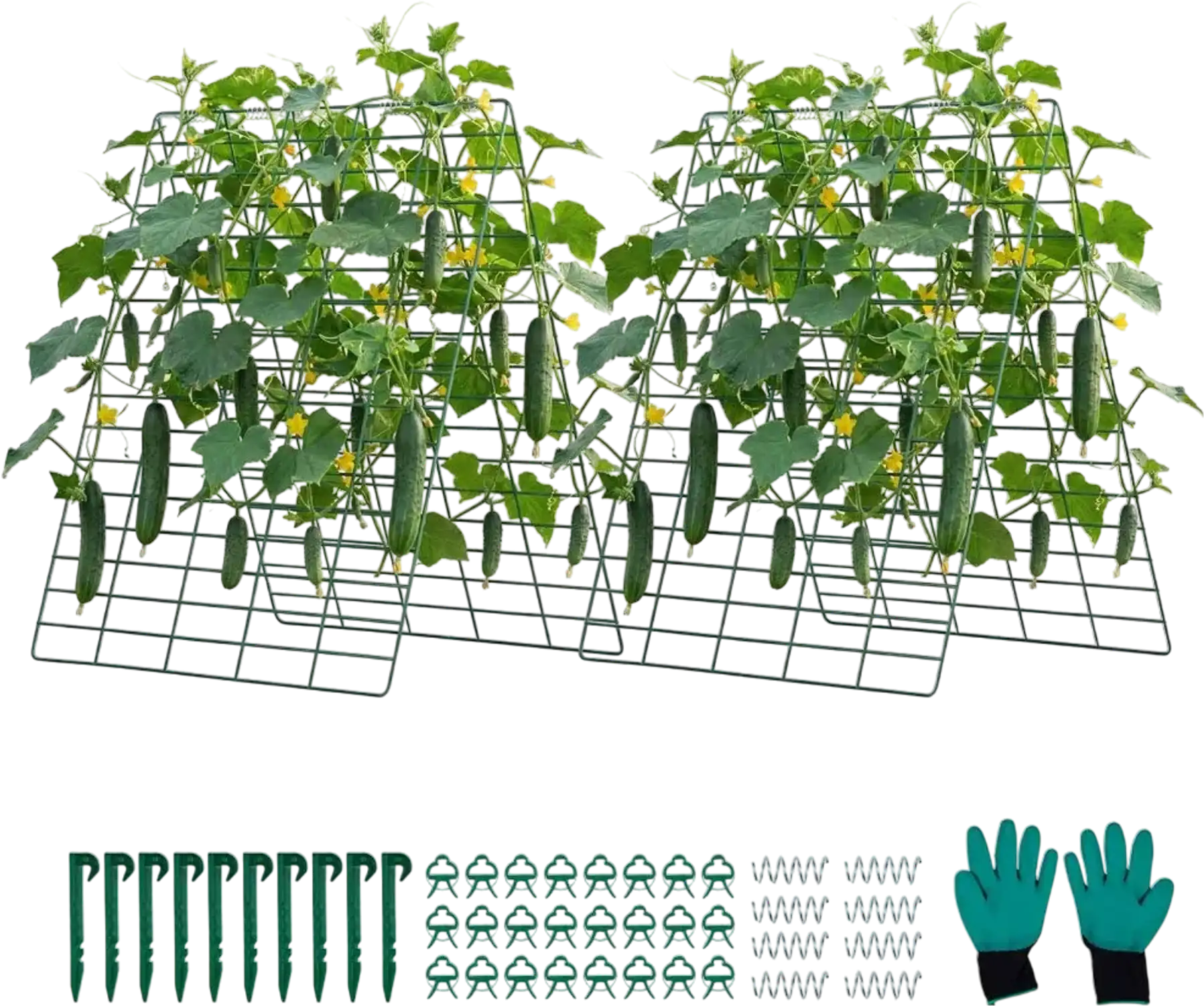 Vevor Garden Trellis A-Frame Cucumber Trellis 4-Pack 35.43