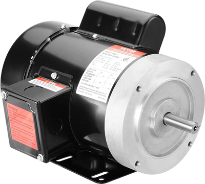 VEVOR 1HP Electric Motor 3450 rpm, AC 115V/230V, 56C Frame, Air Compressor Motor Single Phase, 5/8