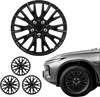 VEVOR Hubcaps Wheel Covers, 16 Inch Set of 4 Wheel Rim Cover Hubcaps OEM Replacement, R16 Size Snap On Car Hub Caps, Universal 20-Spoke ABS Tire Rim Caps for Hyundai Chevrolet Ford Honda, Gloss Black