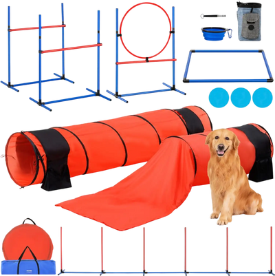 Vevor Dog Agility Training Equipment 7-Piece Kit New