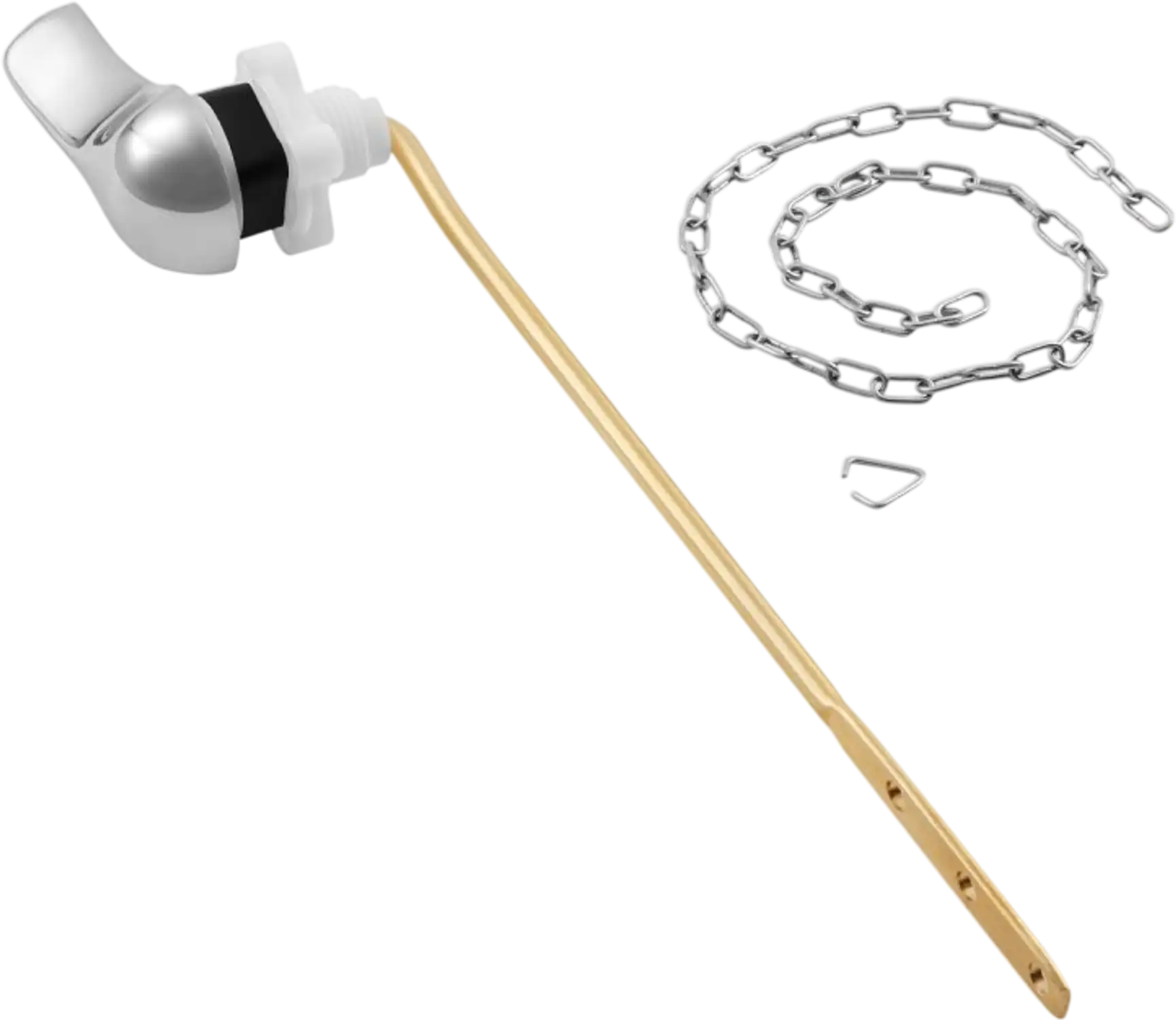 Vevor Toilet Handle Replacement Kit Front-Mount Universal Flush Handle Chrome New