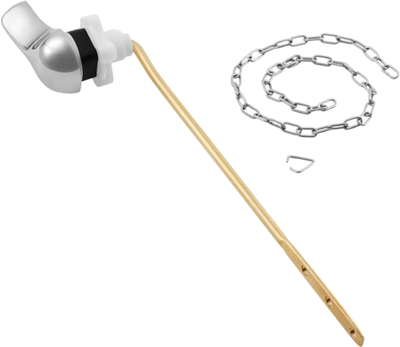 Vevor Toilet Handle Replacement Kit Front-Mount Universal Flush Handle Chrome New