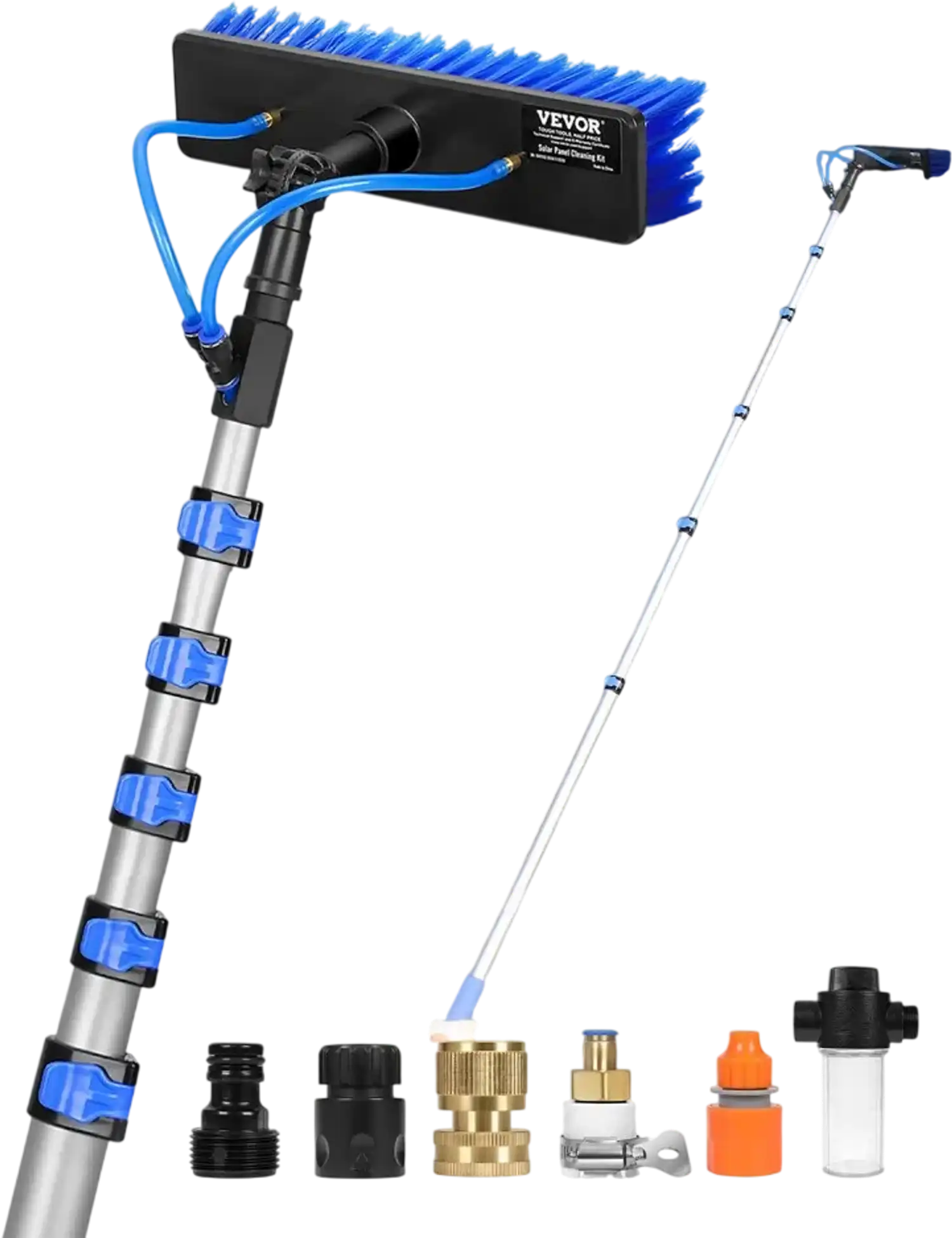 Vevor Solar Panel Cleaning Pole 36' Water Fed Pole Kit New
