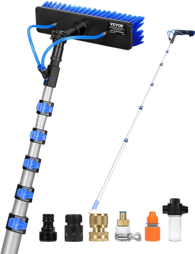 Vevor Solar Panel Cleaning Pole 36' Water Fed Pole Kit New