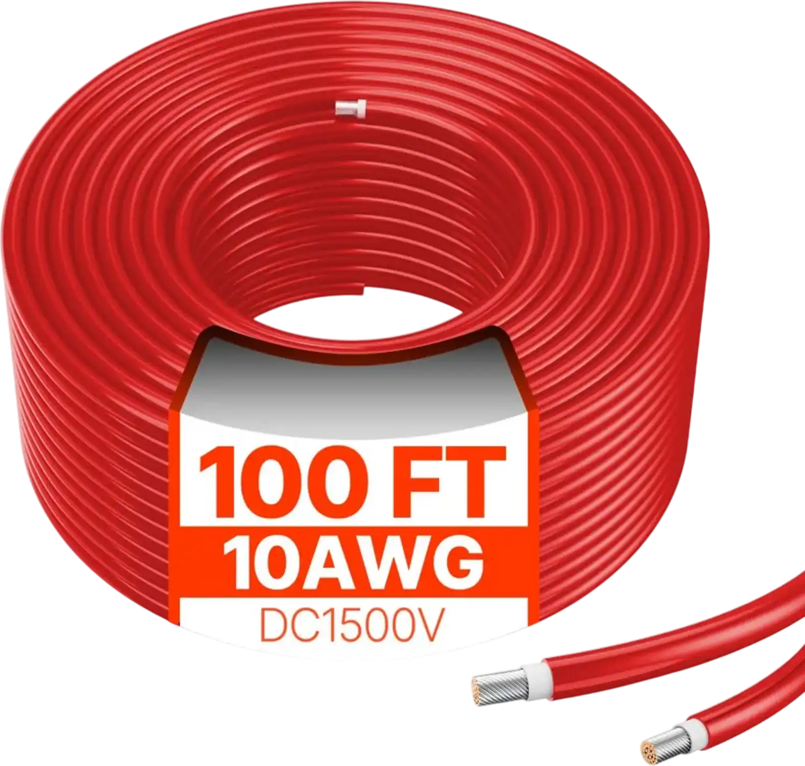 Vevor Solar Panel Extension Cable 100' 10AWG Waterproof PV 6mm² Red New