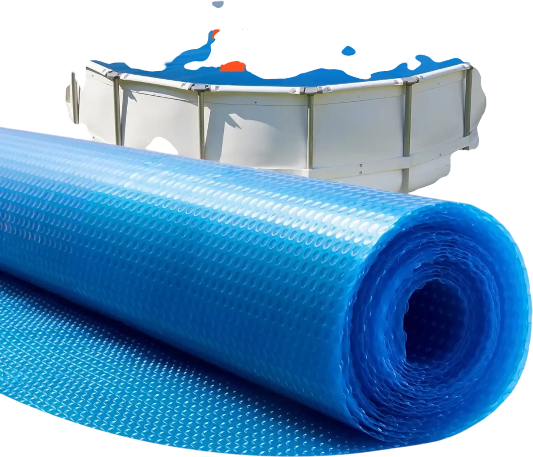 Vevor Solar Pool Cover 18' Round 16 mil Blue New