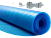 VEVOR Solar Pool Cover, 24 ft Round Pool Bubble Cover, 8 Mil Pools Solar Blanket with Bubble & PE Material, Daytime Heat Absorption, Nighttime Heat Retention, Heat Retaining Solars Covers, Blue