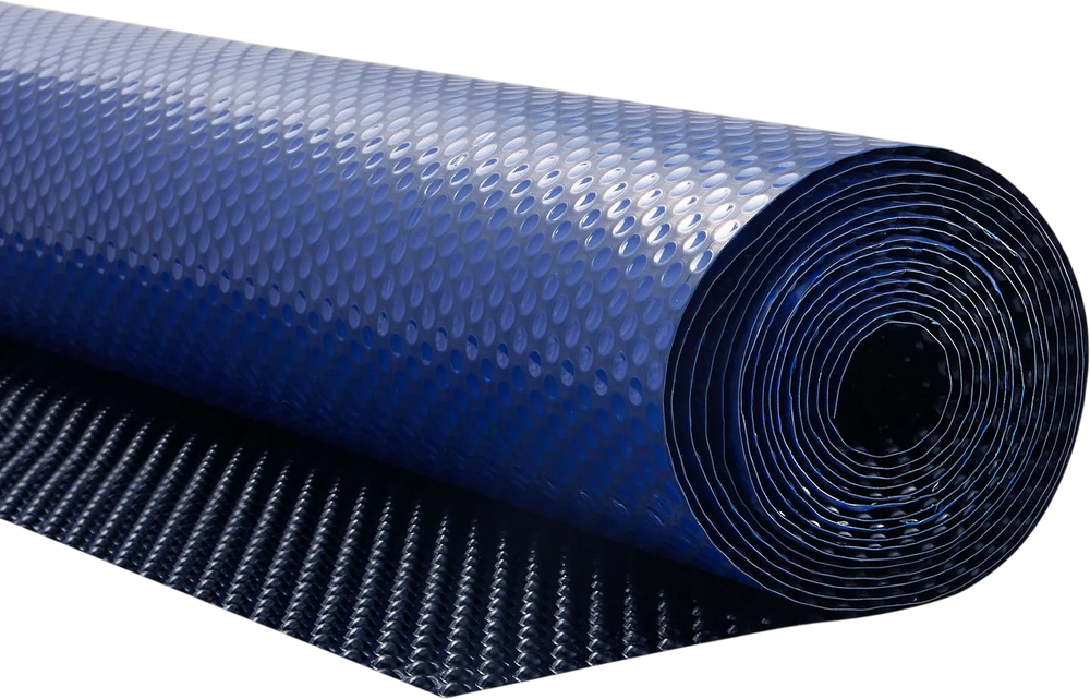 VEVOR Solar Pool Cover, 32 x 16 ft Pool Bubble Cover, 16 Mil Pools Solar Blanket with Dual Heat-Locking Air Layer for Pools, Daytime Heat Absorption, Nighttime Heat Retention, Blue & Silver, Cuttable