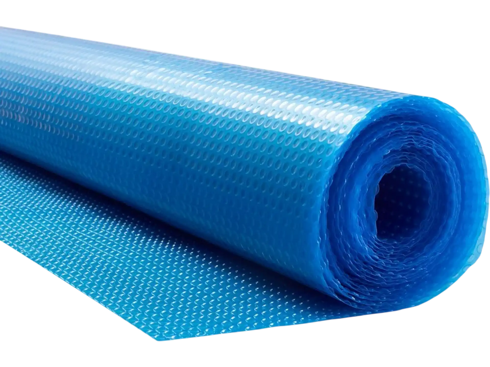 VEVOR Solar Pool Cover, 36 x 16 ft Rectangle Pool Bubble Cover, 12 Mil Pools Solar Blanket with Bubble & PE Material, Daytime Heat Absorption, Nighttime Heat Retention, Heat Retaining Solars Covers, Blue