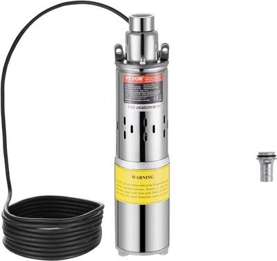 Vevor Solar Water Pump 48V DC 369W Submersible Deep Well Pump New