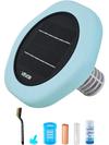 VEVOR Solar Pool Ionizer, Hexagon Copper Pool Ionizer Up to 45000 Gal, Floating Automatic Water Cleaner and Purifier, Chlorine Free Water, with Copper Anode, Spring, Brush and Filter for Pools & Spas