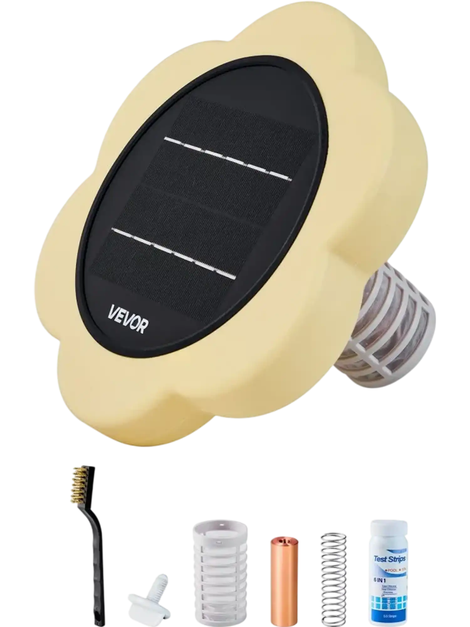 Vevor Pool Ionizer Solar Petal Copper Water Cleaner Purifier New