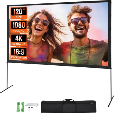 Vevor Projector Screen with Stand 120