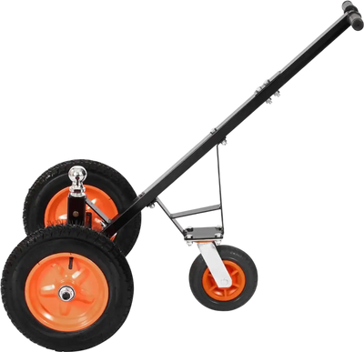 VEVOR Trailer Dolly, 1200lbs Tongue Weight Capacity, Carbon Steel Trailer Mover with 2 inch Ball, 15.2 inch Pneumatic Tires, Portable Tow Dolly for Moving RV Trailer