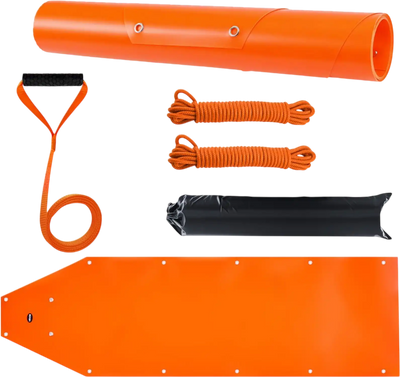 Vevor Yard Sled Heavy Duty Deer Drag Utility Sled 72.8