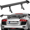 VEVOR GT Wing Car Spoiler, 43.3 inch Universal Spoiler with Single Deck, Adjustable Lightweight Aluminum, Car Rear Spoiler Wing, Racing Spoiler BGW/JDM Drift Black