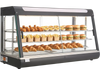 VEVOR 3-Tier Commercial Food Warmer Display, 1600W Food Display Warmer with LED Light, Top Storage and Adjustable Shelves, 86℉~185℉ Steam Heating, 190Qt/180L for Hamburger, Pizza, Bread, Fried Chicken