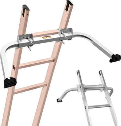 VEVOR Ladder Stabilizer, Extension Ladder Standoff, Heavy Duty Wing Span/Wall Ladder Accessories for Roof Gutter, Easy to Use & Wide Adaptability & Anti-slip Rubber Feet, 330 lbs Weight Rating