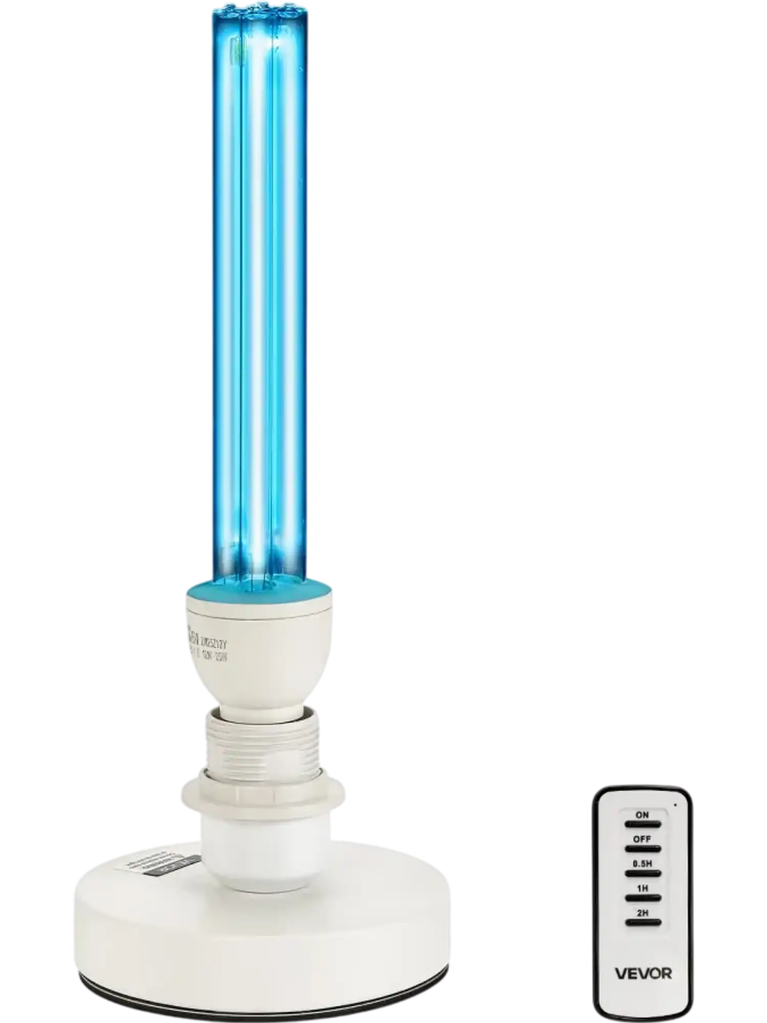 Vevor UV Light Portable Ozone Purifier with Remote Control 25W New