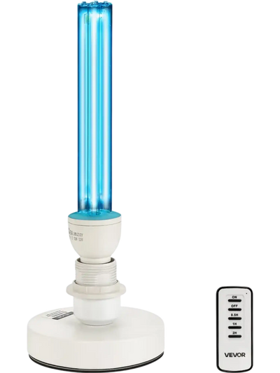 Vevor UV Light Portable Ozone Purifier with Remote Control 25W New