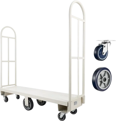 Vevor Platform Truck U-Boat Dolly 2000 lbs Heavy-Duty Steel Utility Cart New