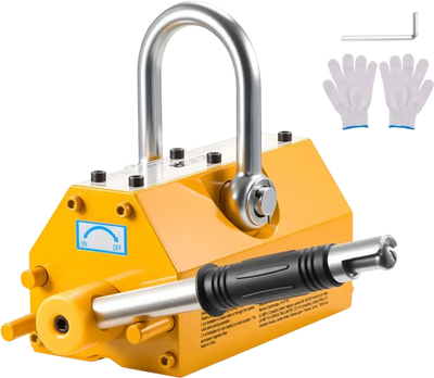 Vevor Magnetic Lifter 1320 lbs N42 Neodymium with Release Handle New