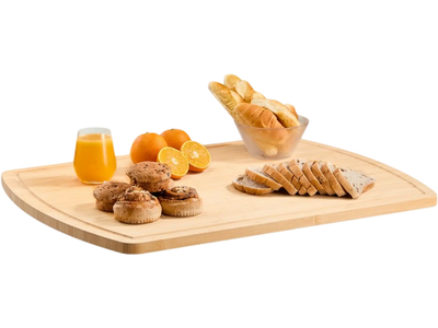 VEVOR Noodle Board Stove Cover, Stove Top Cover Board for Gas Burner & Electric Stove, Bamboo Wood Cutting Board with Juice Grooves, RV Stovetop/ Kitchen Sink Cover for Counter Space & Tray, Natural