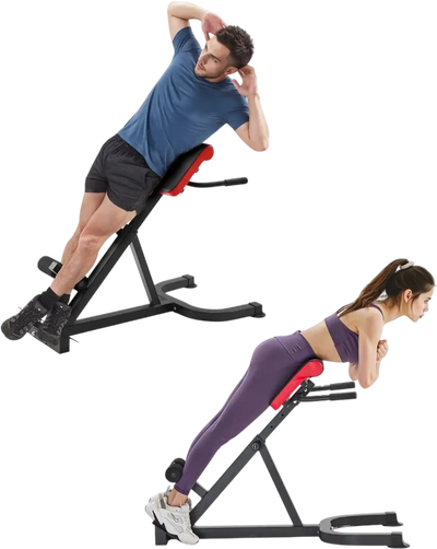 Vevor Roman Chair Hyperextension Bench Adjustable Home Gym Workout Bench New