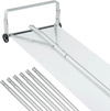 VEVOR Snow Roof Rake, 30ft Reach Aluminium Roof Shovel with Slide Cloth, Premium 19" Blade Snow Removal Tool, Safe on Roof with Roll Wheels, Anti-Slip Handle, Use for House Roof, Car Snow, Wet Leaves