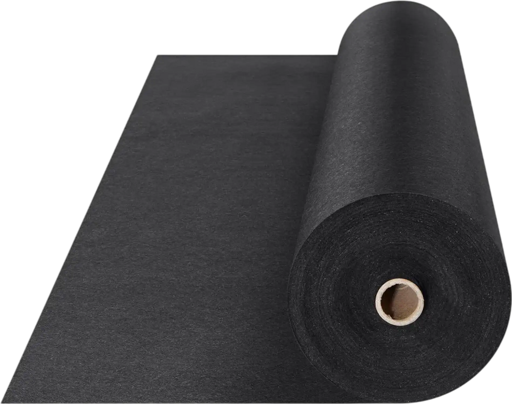 VEVOR Non Woven Geotextile Fabric Under Gravel, 6x50FT 8OZ Driveway Fabric Landscape Fabric, Heavy Duty Weed Barrier Fabric, Ground Cover Weed Control Fabric, French Drains Drainage Fabric, Black