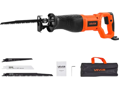 Vevor Reciprocating Saw Corded 120V 7.5 Amp 2800 SPM Variable Speed 1-1/8
