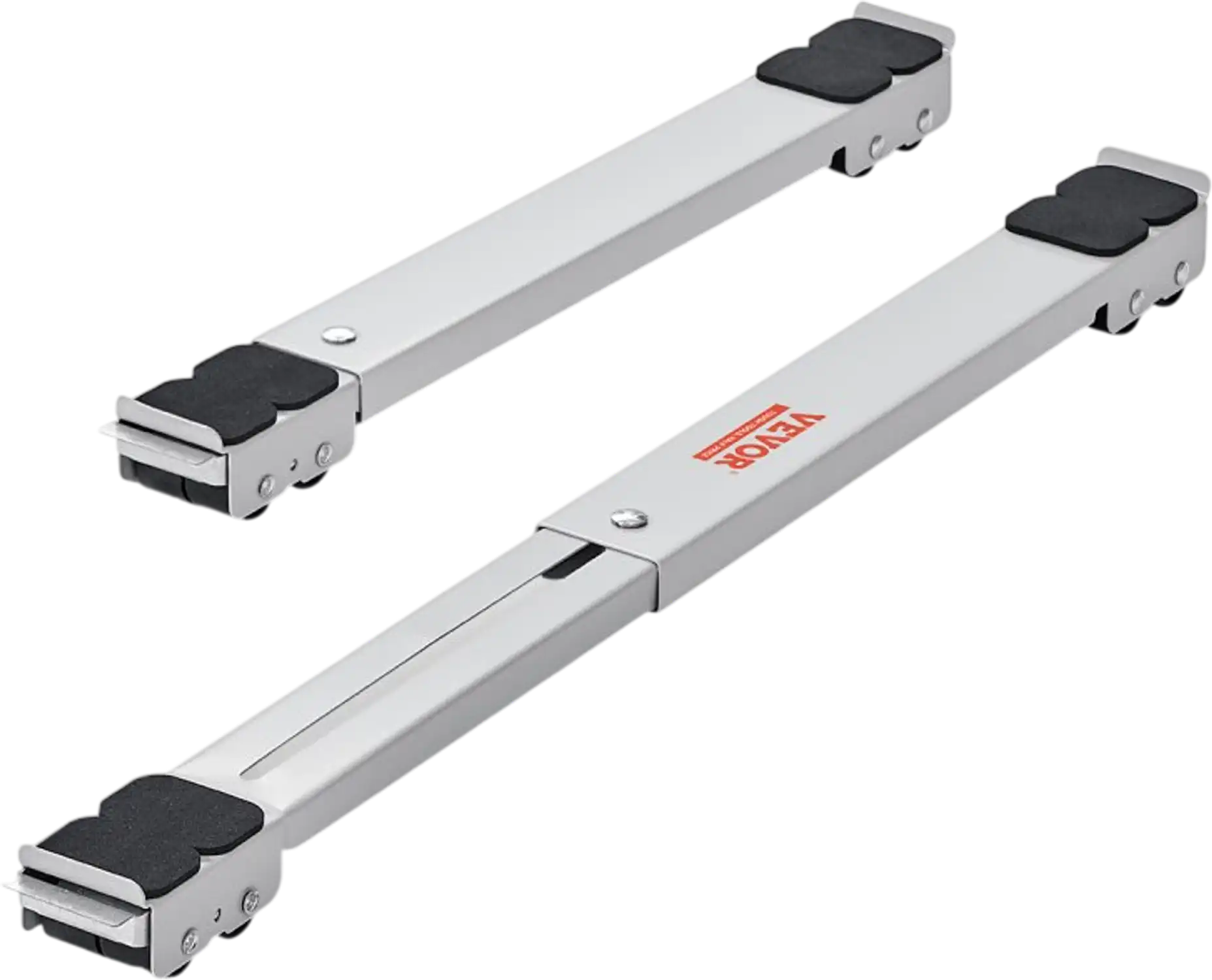 Vevor Appliance Rollers Heavy Duty Extendable Furniture Dolly Set 660 lbs White New