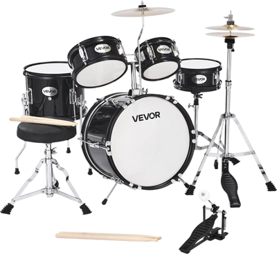 Vevor Drum Set 5-Piece Junior Musical Drum Kit with 14