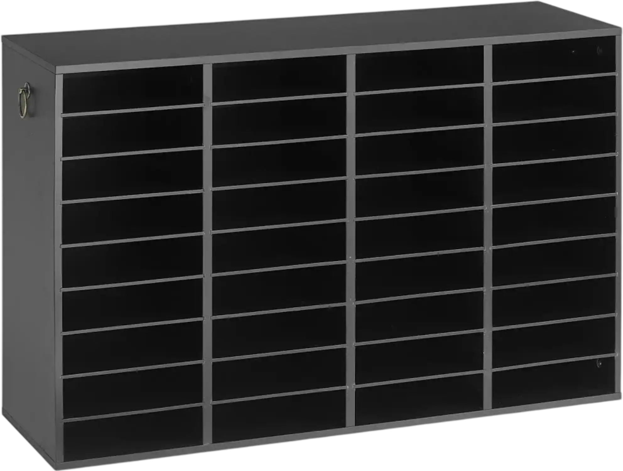 Vevor Literature Organizer 36-Compartment Black Countertop Mail Sorter New