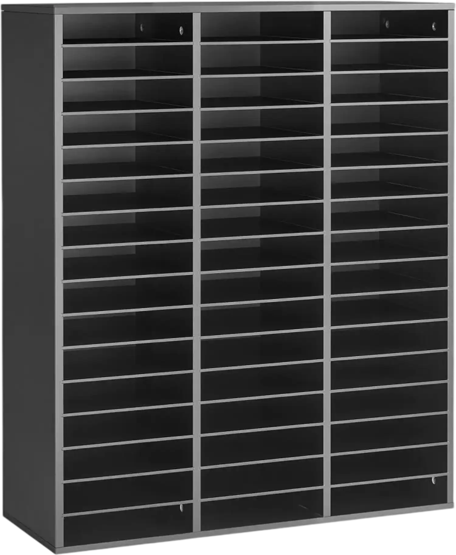 Vevor Literature Organizer 48-Compartment Wood Mailbox Sorter New