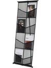 VEVOR Brochure Display Stand, 4-Tier 8 Pockets Mesh Literature Display Holder, Floor Standing Magazine Newspaper Catalog Rack, Lightweight and Portable with Carrying Bag for Shop Exhibitions Office