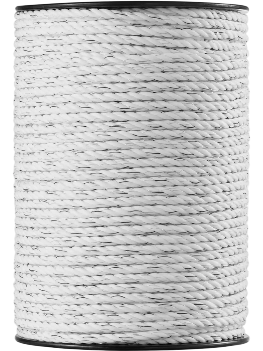 VEVOR Electric Fence Wire, 656Ft 200M Portable Polywire, 1/4" Diameter 6 Stainless Steel Strands for Reliable Conductivity and UV, Rust Resistance, Fencing Rope Line for Horse, Cattle, Livestock