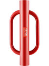 VEVOR Fence Post Driver with Handles, 4.11 in Inner Diameter T Post Pole Pounder, 22LB Heavy Duty Carbon Steel Hand Post Rammer, Farm Fencing Hole Digger for U Channel, Sign Pole, Wooden Post, Red