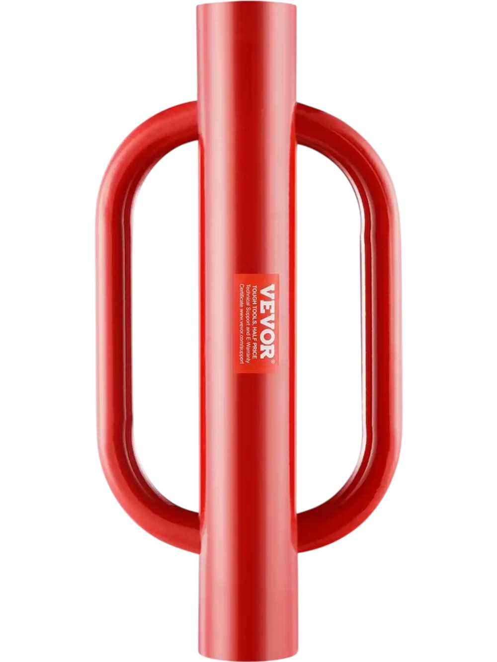 VEVOR Fence Post Driver with Handles, 4.11 in Inner Diameter T Post Pole Pounder, 22LB Heavy Duty Carbon Steel Hand Post Rammer, Farm Fencing Hole Digger for U Channel, Sign Pole, Wooden Post, Red