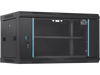 VEVOR 6U Wall Mount Network Server Cabinet, 15.5'' Deep, Server Rack Cabinet Enclosure, 200 lbs Max. Ground-mounted Load Capacity, with Locking Glass Door Side Panels, for IT Equipment, A/V Devices