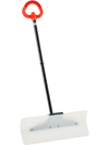 VEVOR Snow Pusher Shovel, 24 in Wide Outdoor Snowplow Shovel with Ergonomic Grip, HDPE Plastic Blade, Winter Shovels with Segmented Handle, Portable Snow Removal Tool for Driveway Garden Camping