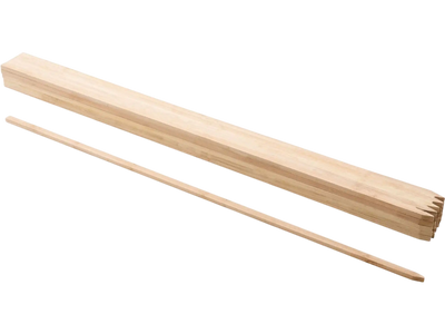 VEVOR Wooden Garden Stakes, 25 Pcs 48x0.5x0.69 in Survey Grading Stakes, Garden Ground Stake with Sharp Point, Fir Wood Plant Support Stake, Sign Posts for Silt Fence Backyard Boundaries Baselines