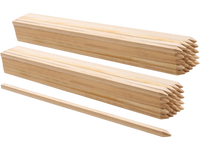 VEVOR Wooden Garden Stakes, 50 Pcs 36x0.75x0.75 in Survey Grading Stakes, Garden Ground Stake with Sharp Point, Fir Wood Plant Support Stake, Sign Posts for Silt Fence Backyard Boundaries Baselines
