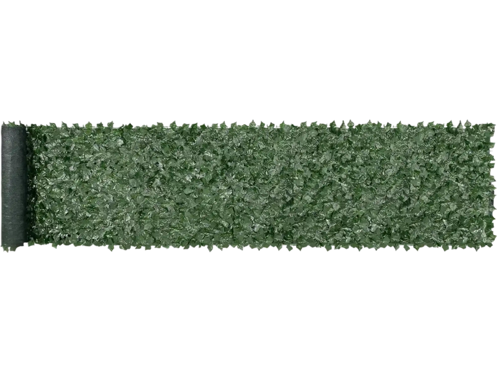 VEVOR Ivy Privacy Fence, 39 x 198in Artificial Green Wall Screen, Greenery Ivy Fence with Mesh Cloth Backing and Strengthened Joint, Faux Hedges Vine Leaf Decoration for Outdoor Garden, Yard, Balcony