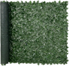 VEVOR Ivy Privacy Fence, 59 x 98 in Artificial Green Wall Screen, Greenery Ivy Fence with Mesh Cloth Backing and Strengthened Joint, Faux Hedges Vine Leaf Decoration for Outdoor Garden, Yard, Balcony